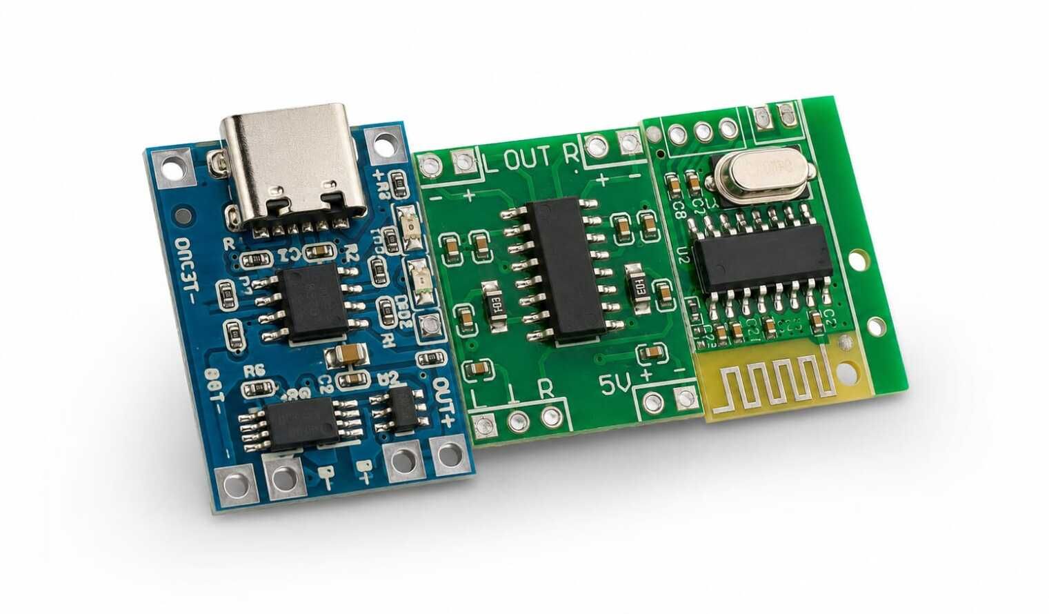 malati Pack of Combo PAM8403 Amplifier module, 5V Bluetooth Module& TP4056 TypeC Module Electronic Components Electronic Hobby Kit-picture-15
