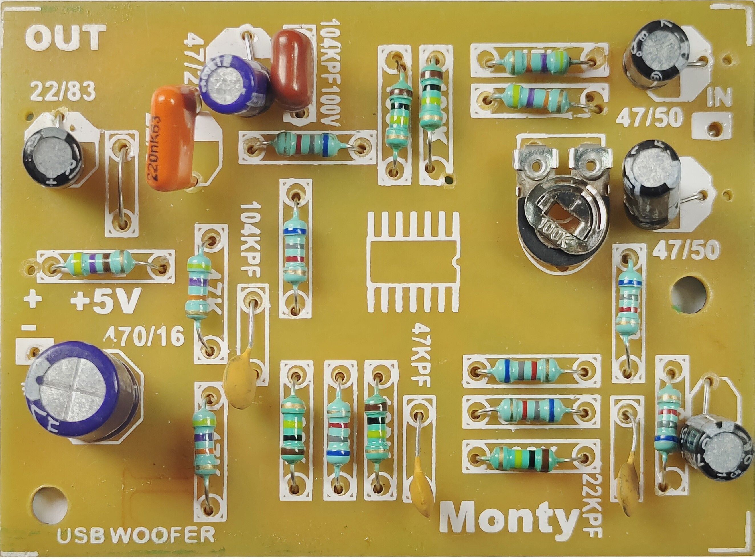 symfonia 12V Super Sub Woofer Circuit Board for Home Audio System Sound Recorder and Sound Circuit Electronic Hobby Kit-picture-27