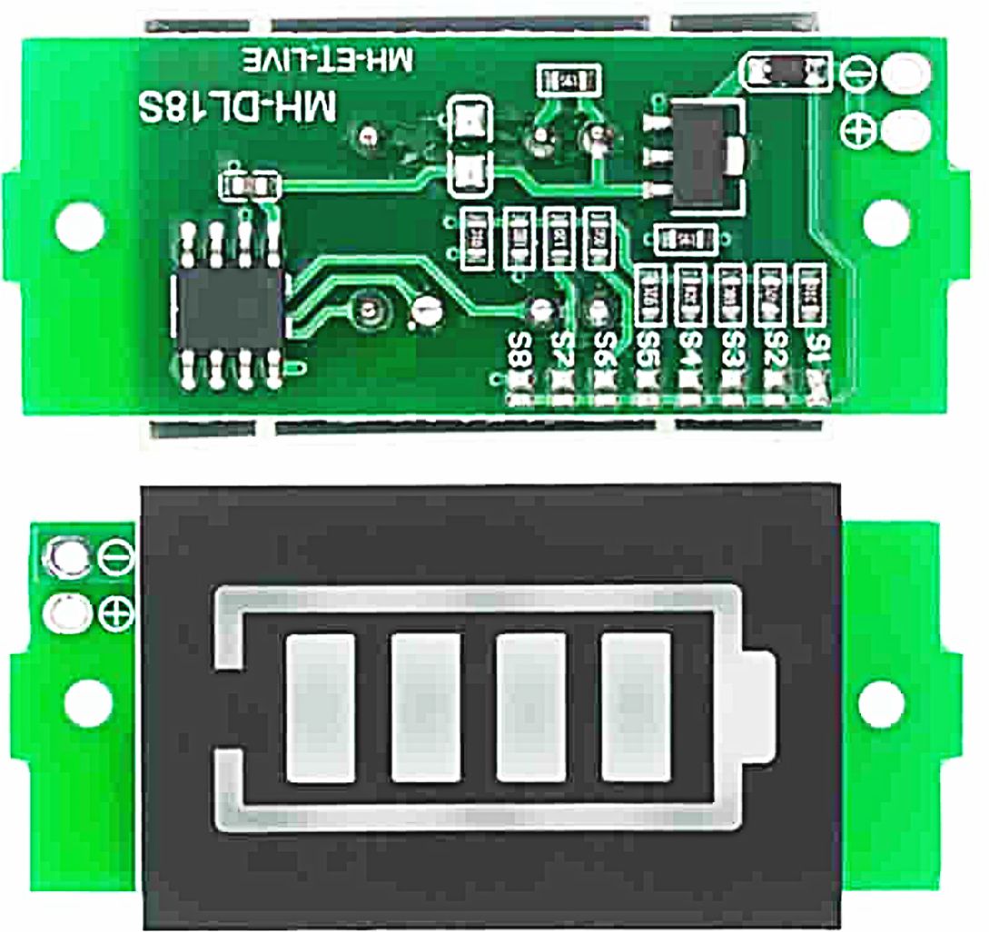 electronics crafts 3S Lithium Battery Pack Power Indicator Board 11.1V-12.6V Display Electronic Components Electronic Hobby Kit-picture-16