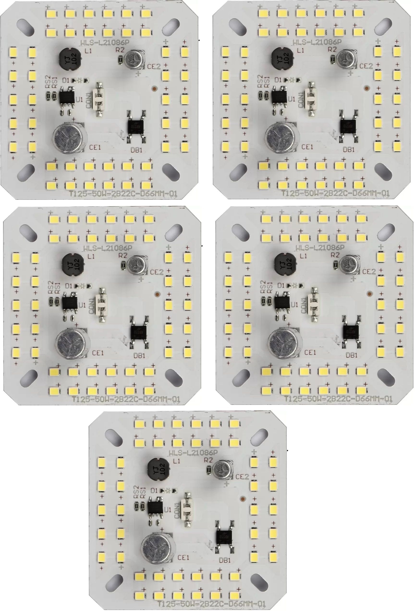 5 PCS 50 watt White Alpha (Direct On Board) Raw Material No Need LED Driver Electronic Components Electronic Hobby Kit
