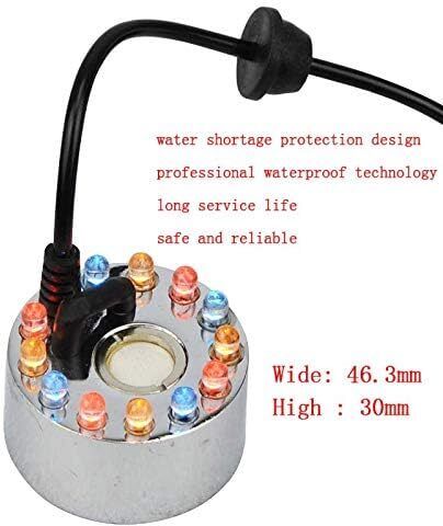 dhruv-pro 24V Color Changing Ultrasonic Mist Maker Fogger for Living Room ,Water Fountain Electronic Components Electronic Hobby Kit-picture-28