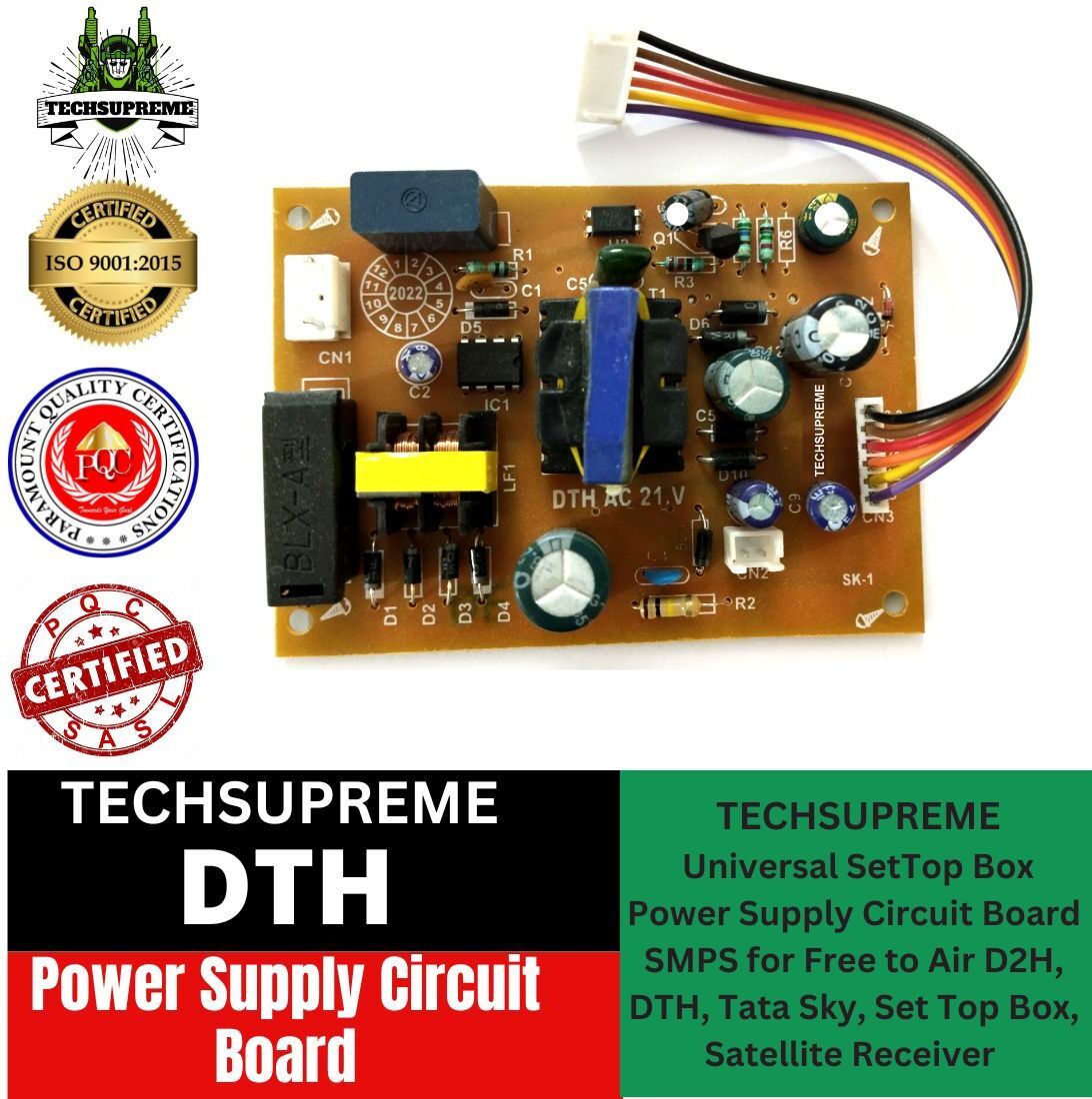 techsupreme DTH Power Supply Universal Set Top Box Power Supply Circuit Board 1G Power Supply Electronic Hobby Kit-picture-29