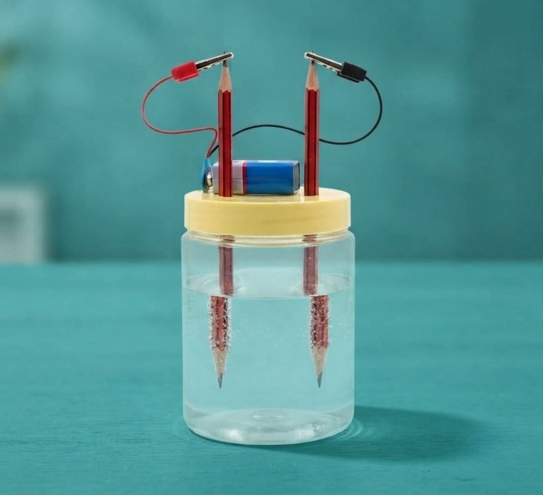 erhindia Water Electrolysis STEM Science Project Working Model DIY Kit for Kids Students Electronic Components Electronic Hobby Kit-picture-17