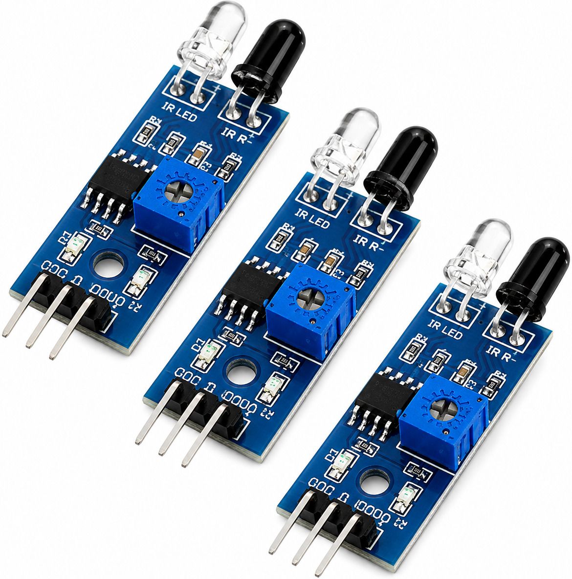 IR Sensor Module Pack of3 Electronic Components Electronic Hobby Kit-image-41