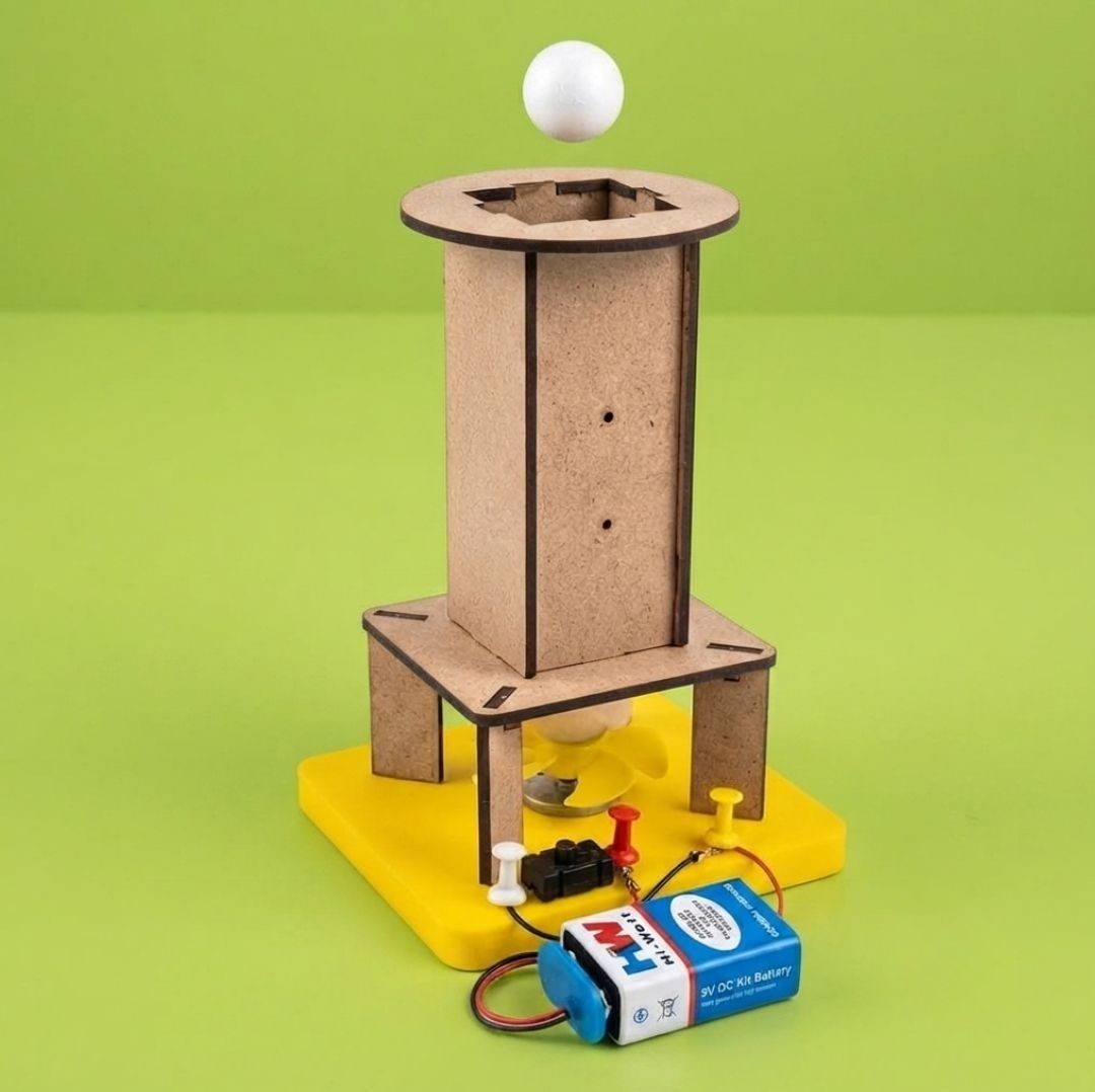 erhindia DIY Air Suspension Ball School Science Project Working Model STEM Kit Educational Electronic Hobby Kit-picture-20