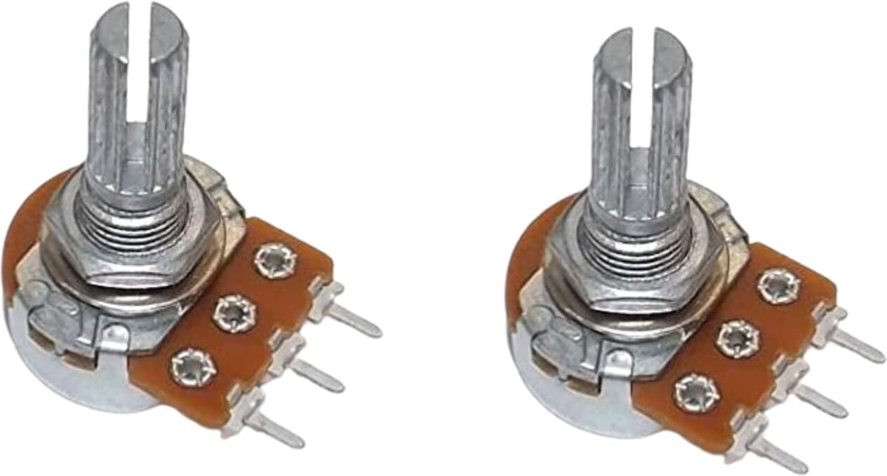 2PCS 10K ohm 3pin potentiometer, single variable resistor Round Electronic Components Electronic Hobby Kit-image-35