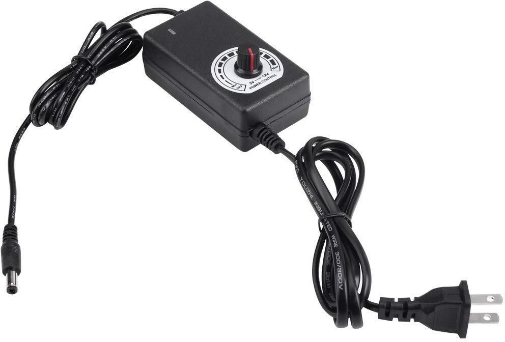 dhruv-pro AC-DC Adapter 3-12V 2A Motor Speed Controller with Adjustable Power US Plug Motor Control Electronic Hobby Kit-picture-11