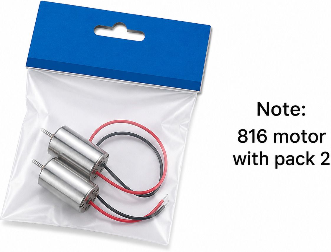 816 DC Coreless Motor | 3.7V High Speed Micro Motor (Pack 2) Electronic Components Electronic Hobby Kit-image-21