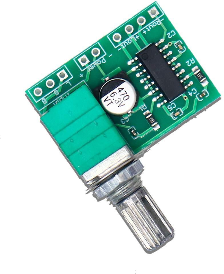ROBODIUM PAM8403 Mini 5V Audio Amplifier Board with Switch & Potentiometer Multipurpose Controller
