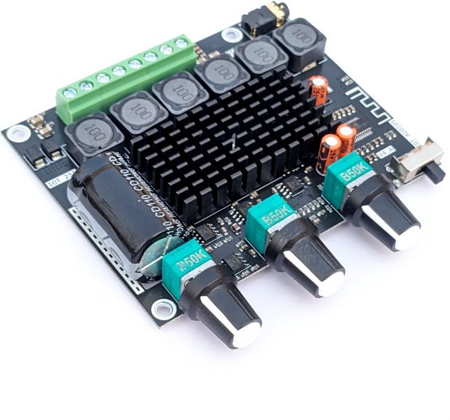 iotaudios IOT-255 TPA3116 2.1 Channel Bluetooth 5.0 Subwoofer Amplifier Board 50WX2+100W Sound Recorder and Sound Circuit Electronic Hobby Kit-picture-18