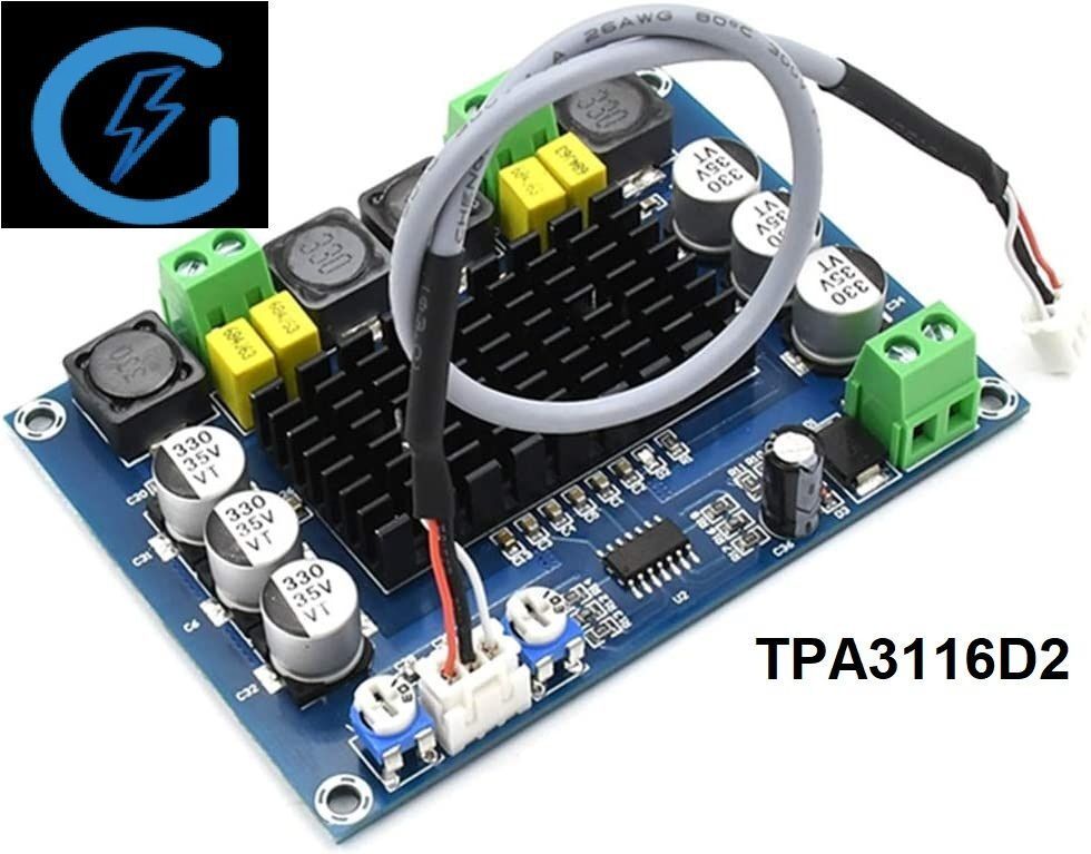 shri XH-M543 TPA3116D2 120Wx2 Digital Audio Power Receiver Amplifier BoardR Electronic Components Electronic Hobby Kit-picture-18