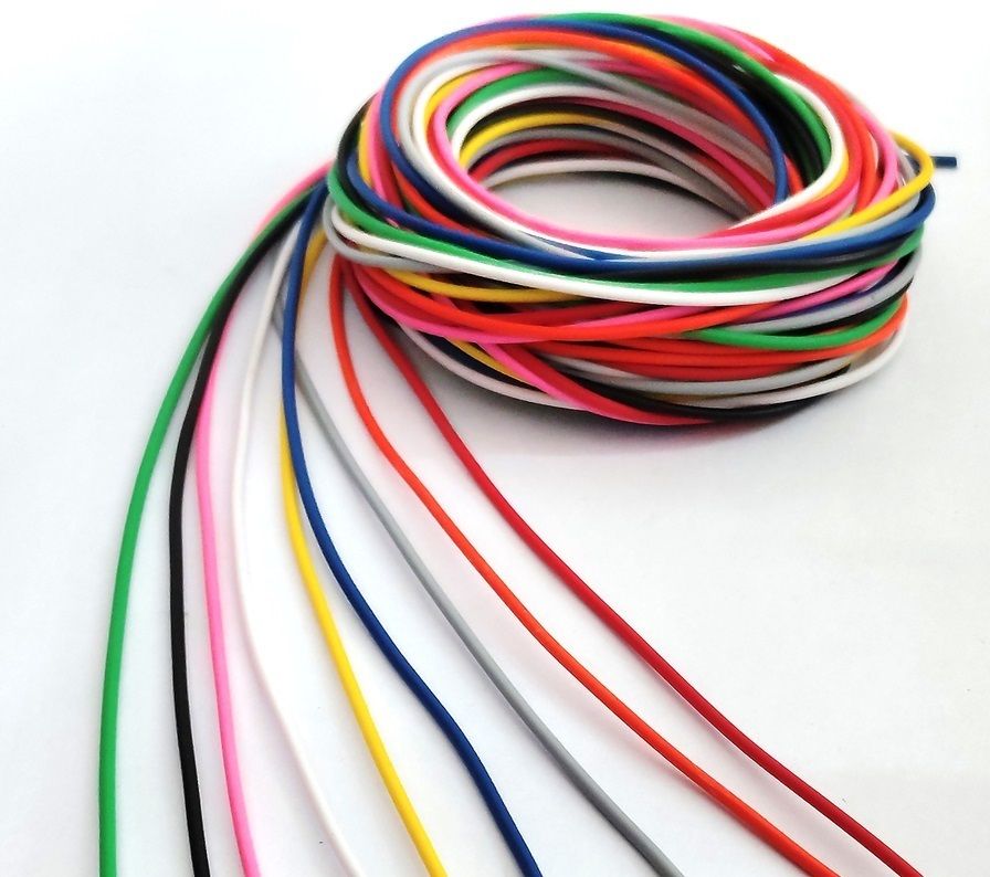 wizzo (45 Meters) 14/36 Multi Color DC Wire {5 Mtr Each of 9 Colors} Electronic Components Electronic Hobby Kit-picture-27
