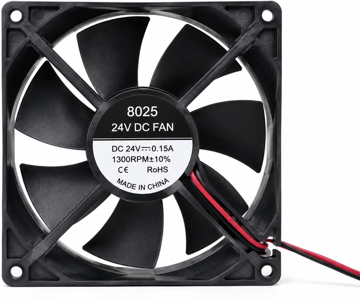 radhhikaa 8025 24V DC Brushless Cooling Fan 80x80x25mm Axial Cooling Fan (Pack of 1) Electronic Components Electronic Hobby Kit-picture-22