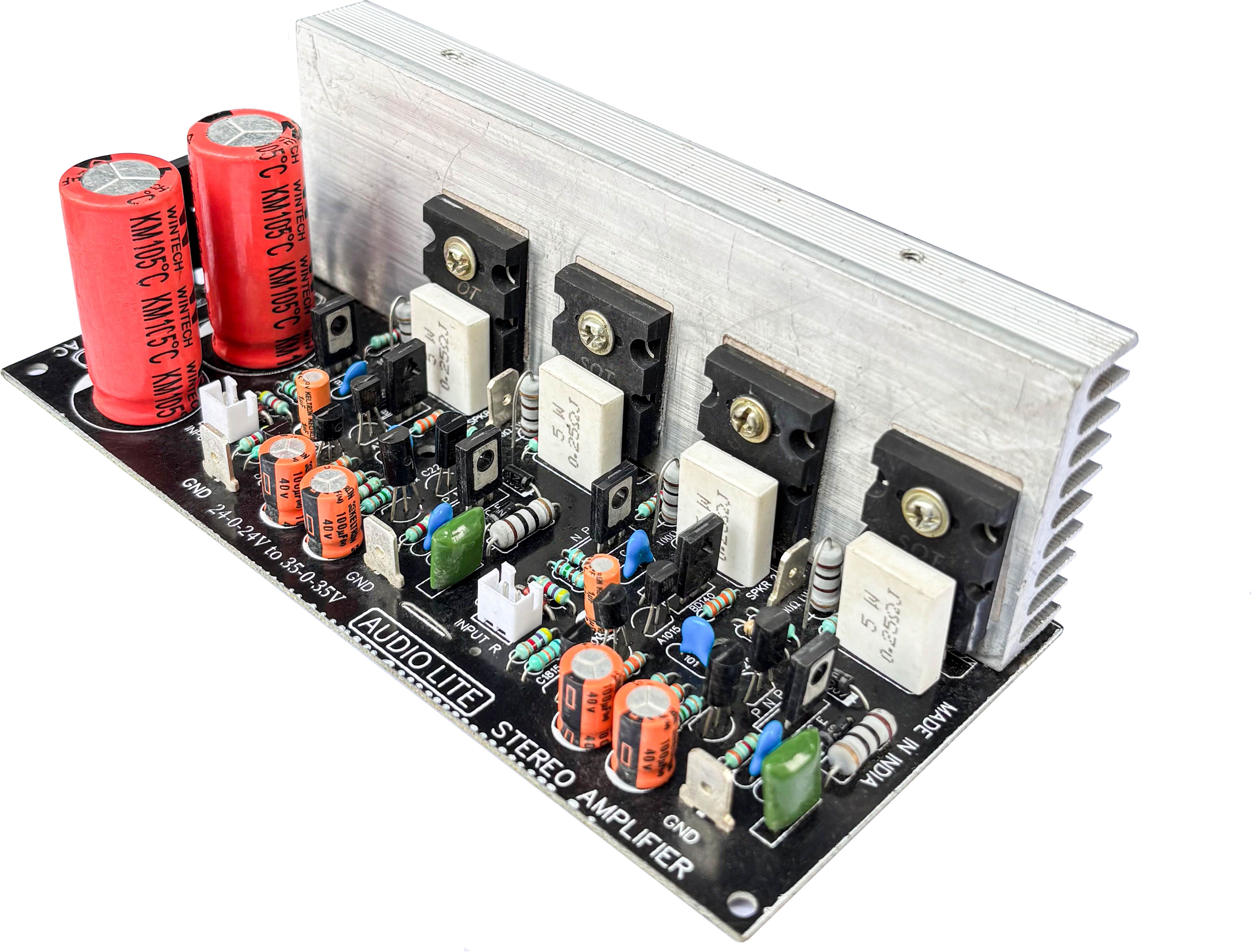 audio lite 200W Stereo Audio Amplifier Board | Dual Channel High Power Amp Module Security Circuit and Motion Detector Electronic Hobby Kit-picture-13