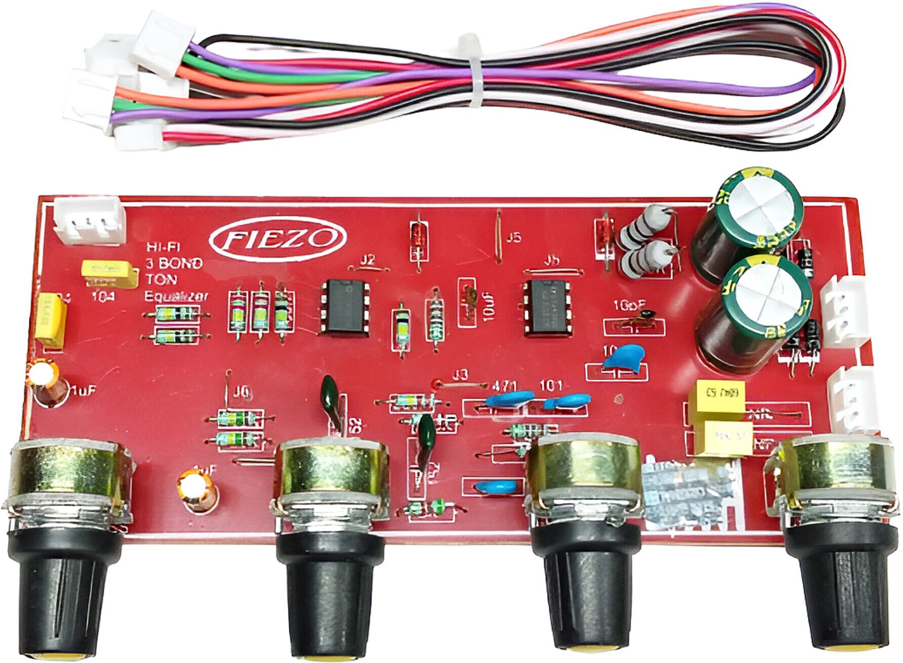 fiezo 4 TONE MID BASS TREBLE PREAMPLIFIER EQUALIZER BOARD Electronic Components Electronic Hobby Kit-picture-40
