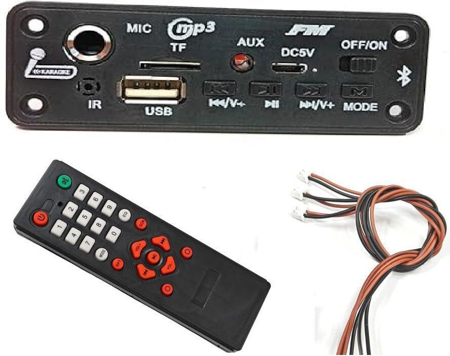 pro kdp PREMIUM Bluetooth FM USB AUX Card MP3 Stereo Audio AmplifierRR Sound Recorder and Sound Circuit Electronic Hobby Kit-picture-12