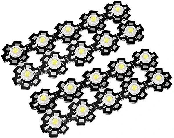gobagee 20 pcs of 3 Watt LED Diode Bulb Lamp with Heatsink (White) Miscellaneous Electronic Hobby Kit-picture-34