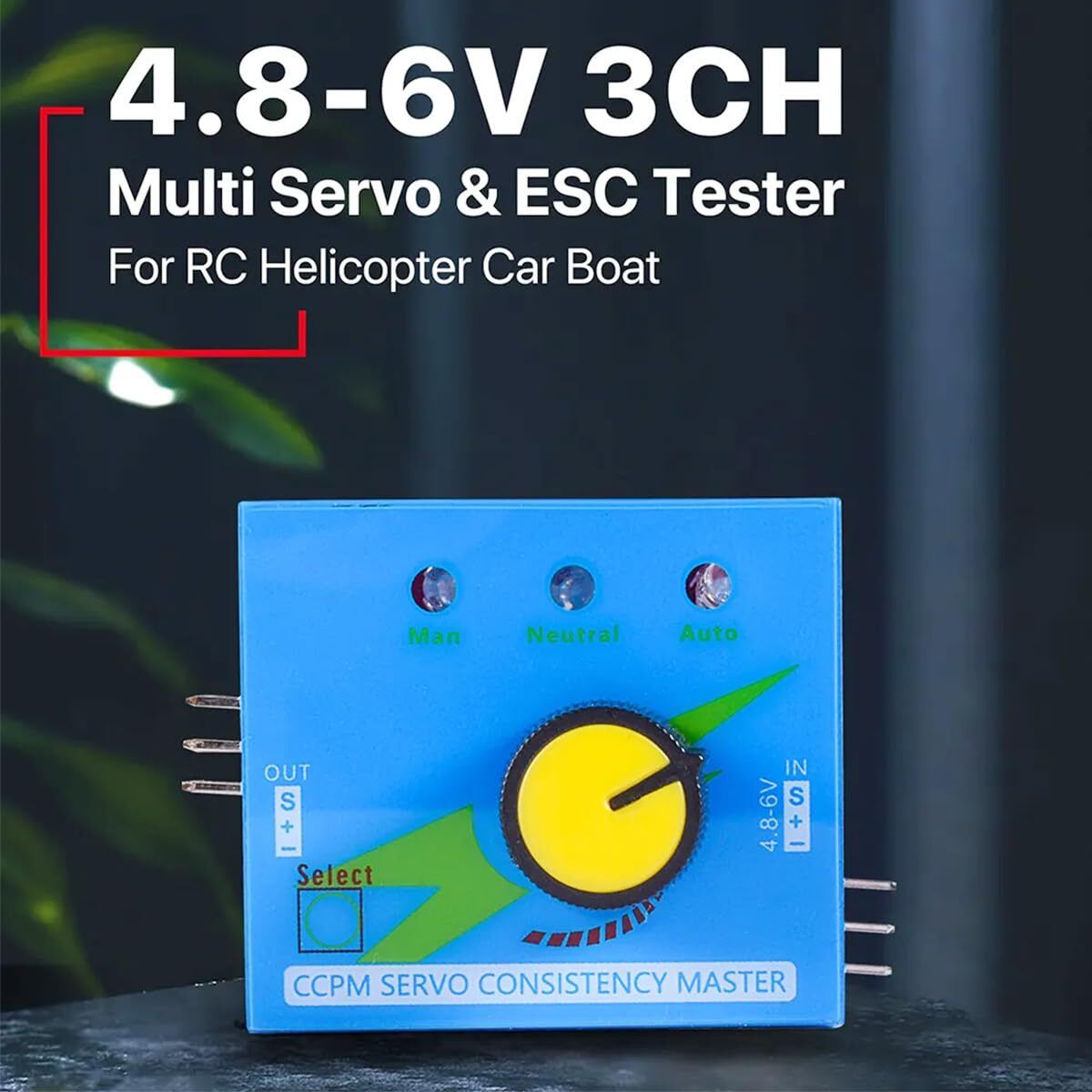 sg flash SG Servo Consistency Master, Steering Gear Tester Servo Motor Electronic Components Electronic Hobby Kit-picture-12