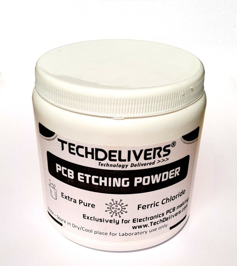 techdelivers PCB Etching Powder 500grams for PCB Copper Clads Educational Electronic Hobby Kit-picture-18