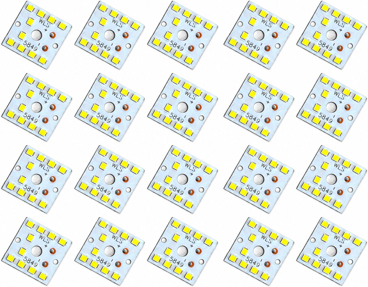 electro 20PCS 9W Mcpcb Led Bulb Raw Material White Color High Brightness Electronic Components Electronic Hobby Kit-picture-47