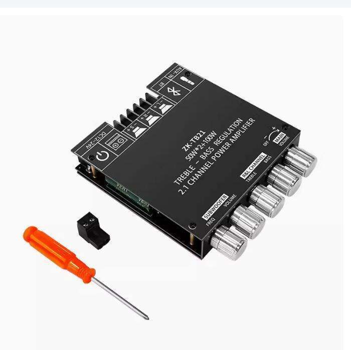 ZK-TB21 TPA3116D2 5.0 Power Amplifier 2*50W+100W Subwoofer Miscellaneous Electronic Hobby Kit