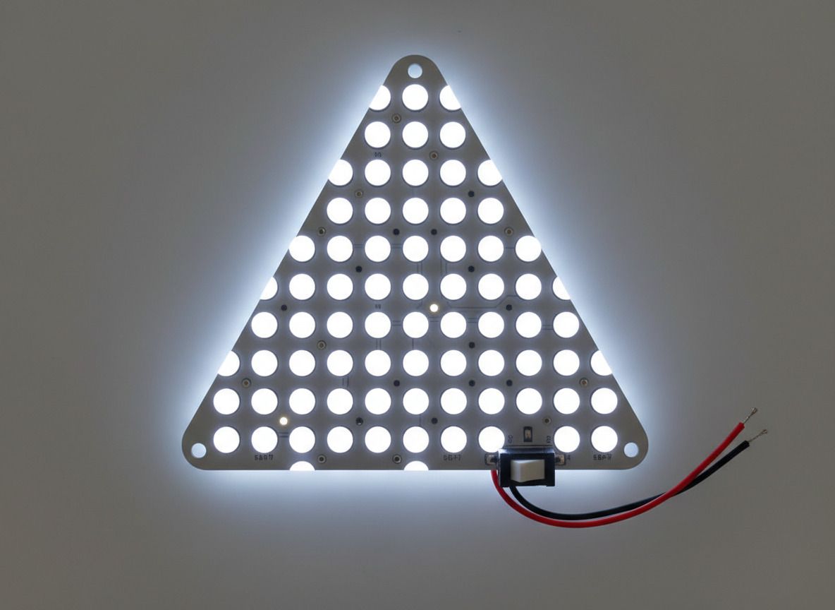 pmh DC LED Triangle Light Module – High Brightness LED Panel with Switch LED Module Electronic Hobby Kit-picture-42