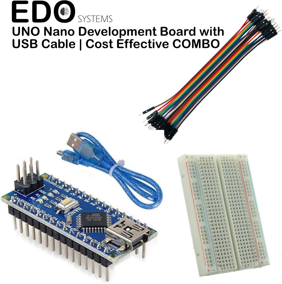 Nano v3 Compatible with Arduino for Robotics Kits 400 Points Breadboard 20 M/M Electronic Components Electronic Hobby Kit-image-36