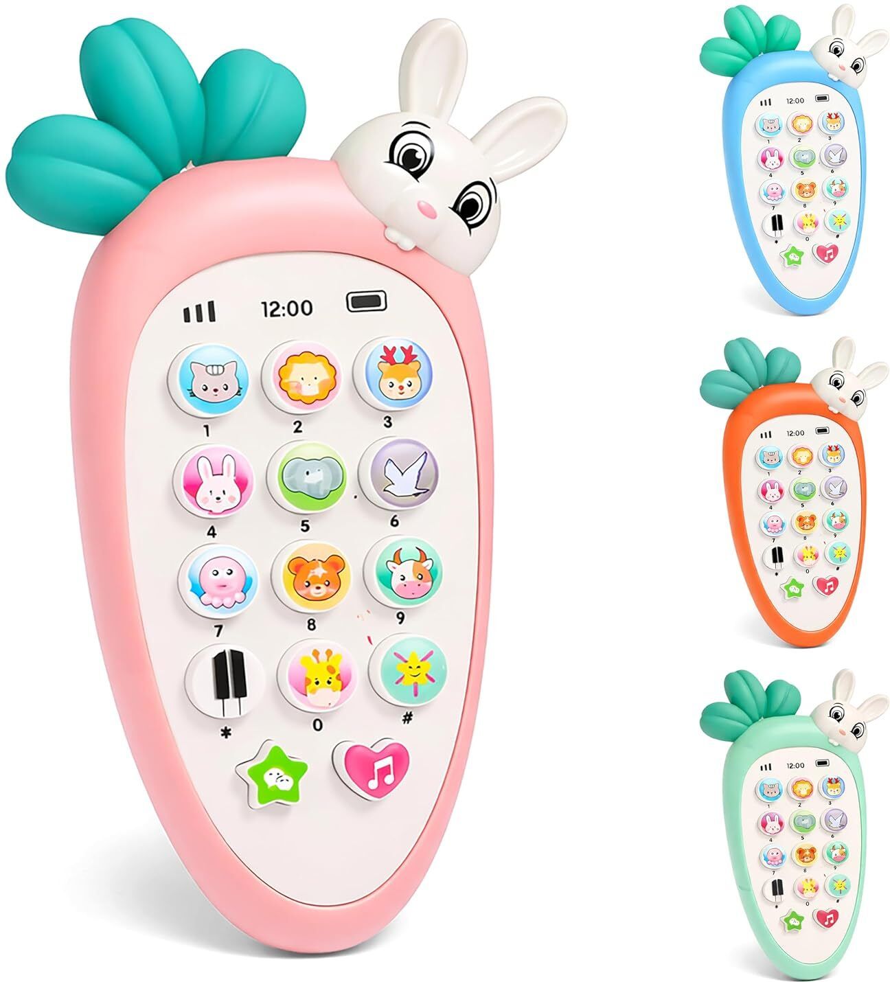 shl Rabbit Phone – Flip & Learn Musical Mobile Toy with Lights & Sounds-picture-1