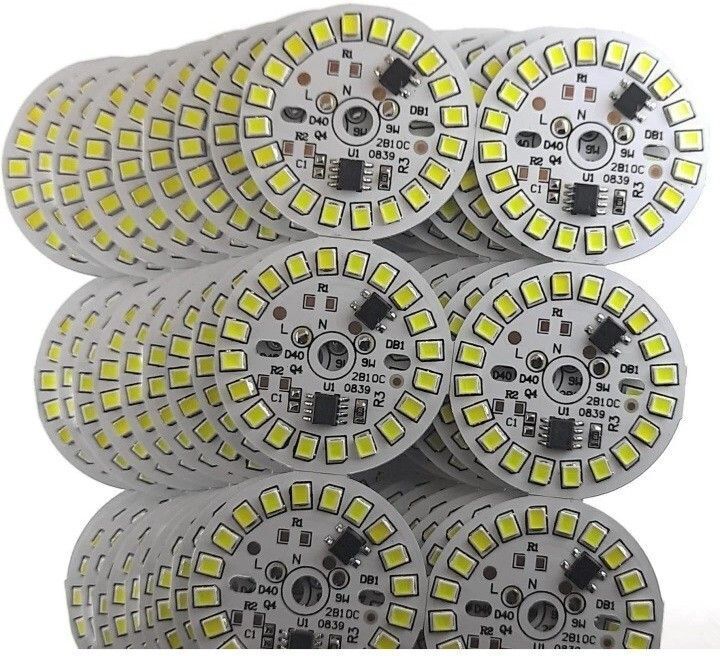 sg flash 20 Pics 9 Watt Direct On Board LED Bulb Raw Materials WHITE Color Light Electronic Hobby Kit-picture-47
