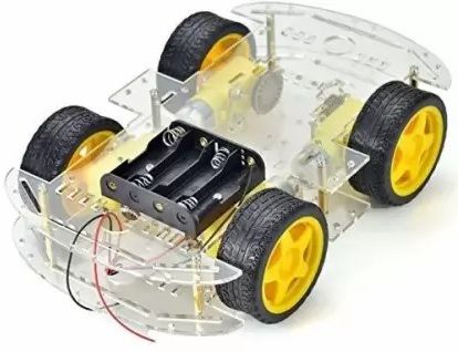 4 Wheel Drive Smart Robot Bot Combo DIY Kit with Chassis, Bo Motor, Wheels Electronic Components Electronic Hobby Kit-image-26