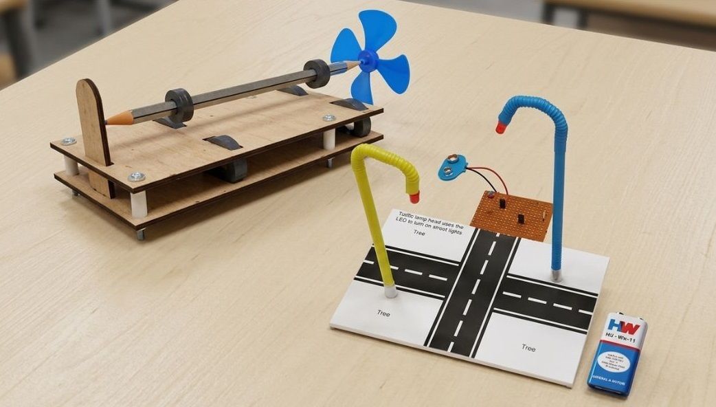 erhindia School Working Model Magnetic Levitation Pencil and Smart Street Light Kit Educational Electronic Hobby Kit-picture-34