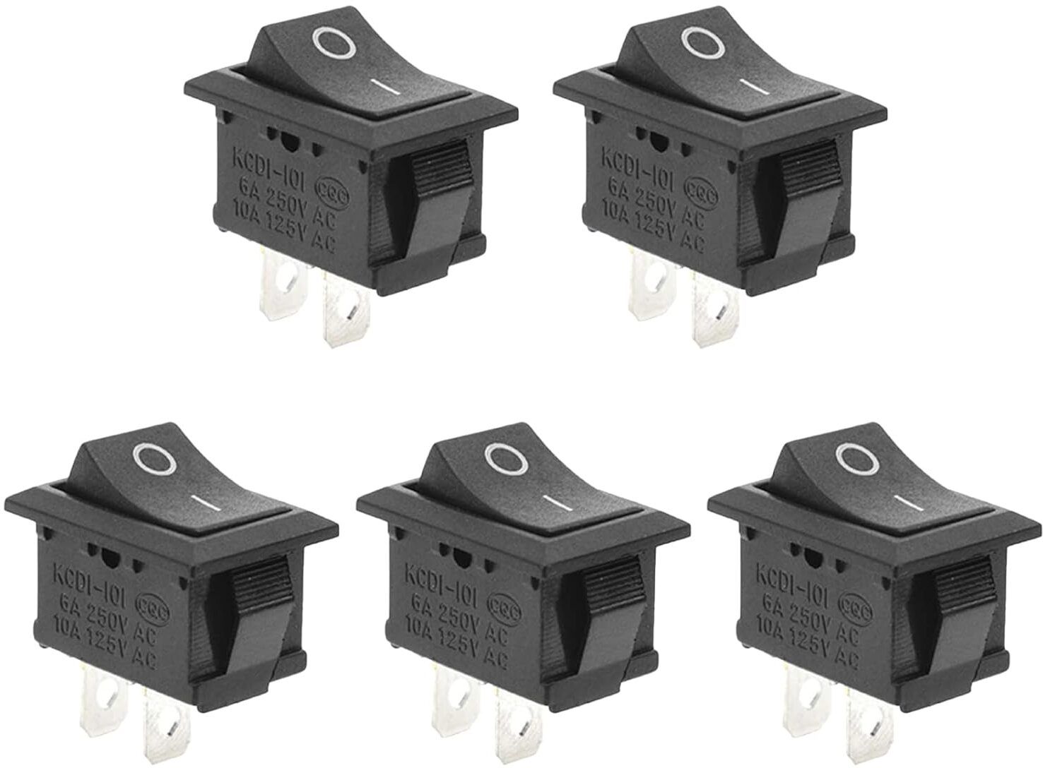 electro 5 PCS Snap-In 2-Pin Black Plastic Mini Boat On/Off Rocker Switch Electronic Components Electronic Hobby Kit-picture-13