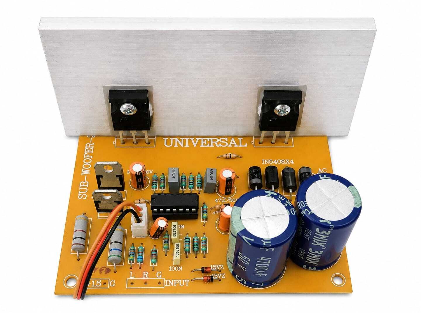 SUBWOOFER AMPLIFIER 200W Electronic Components Electronic Hobby Kit-image-46