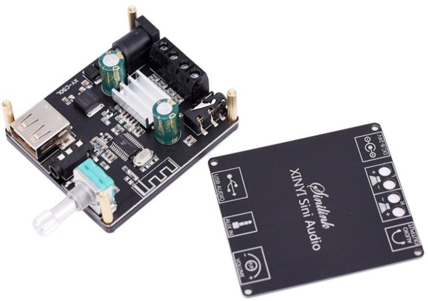 inkocean 50W+50W Bluetooth Stereo Audio Amplifier Module Miscellaneous Electronic Hobby Kit-picture-22