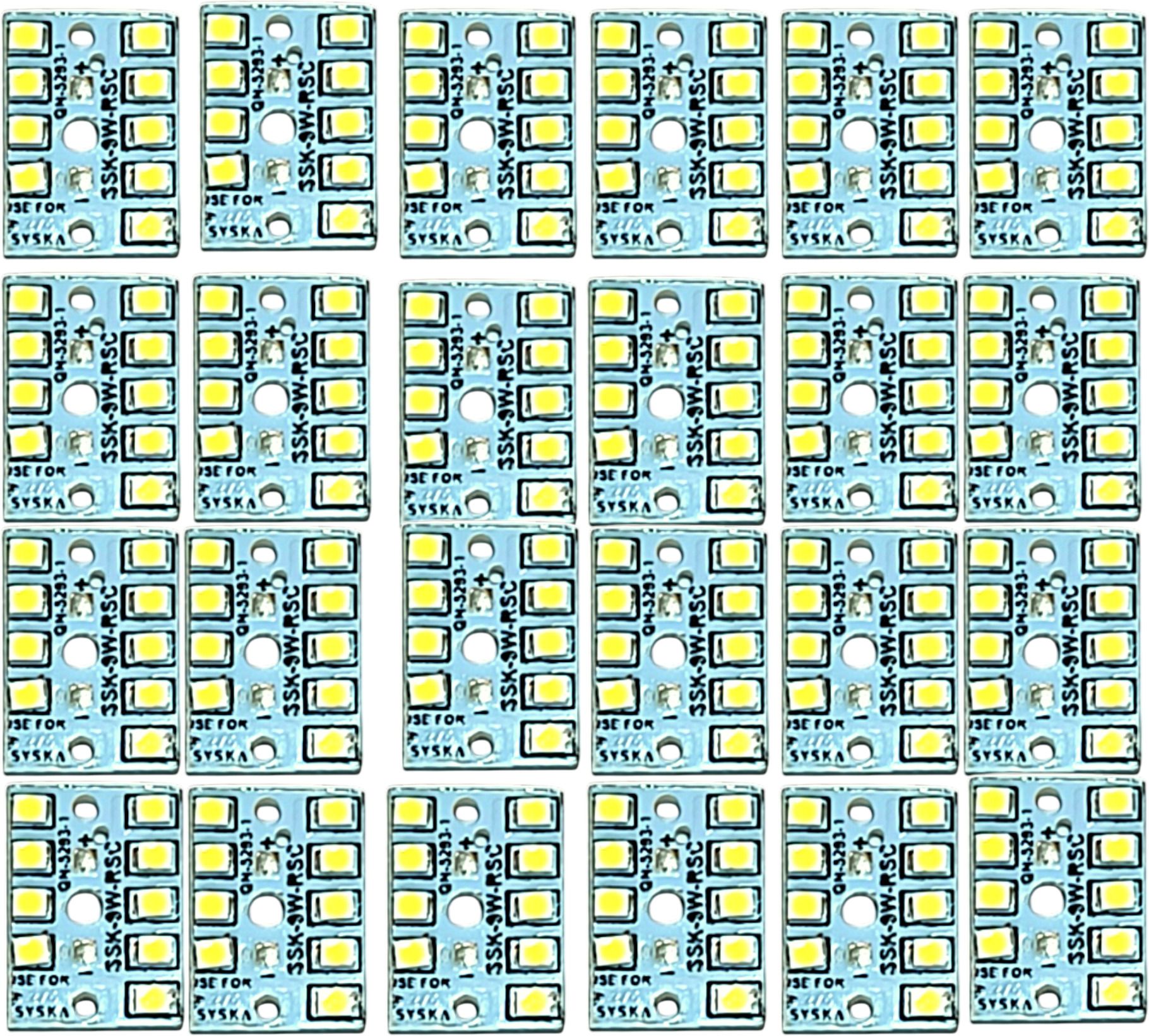 avisri 30 PCS SYSKA 9 Watt PREMIUM MCPCB LED Bulb Raw Materials WHITE Color Light Electronic Components Electronic Hobby Kit-picture-19