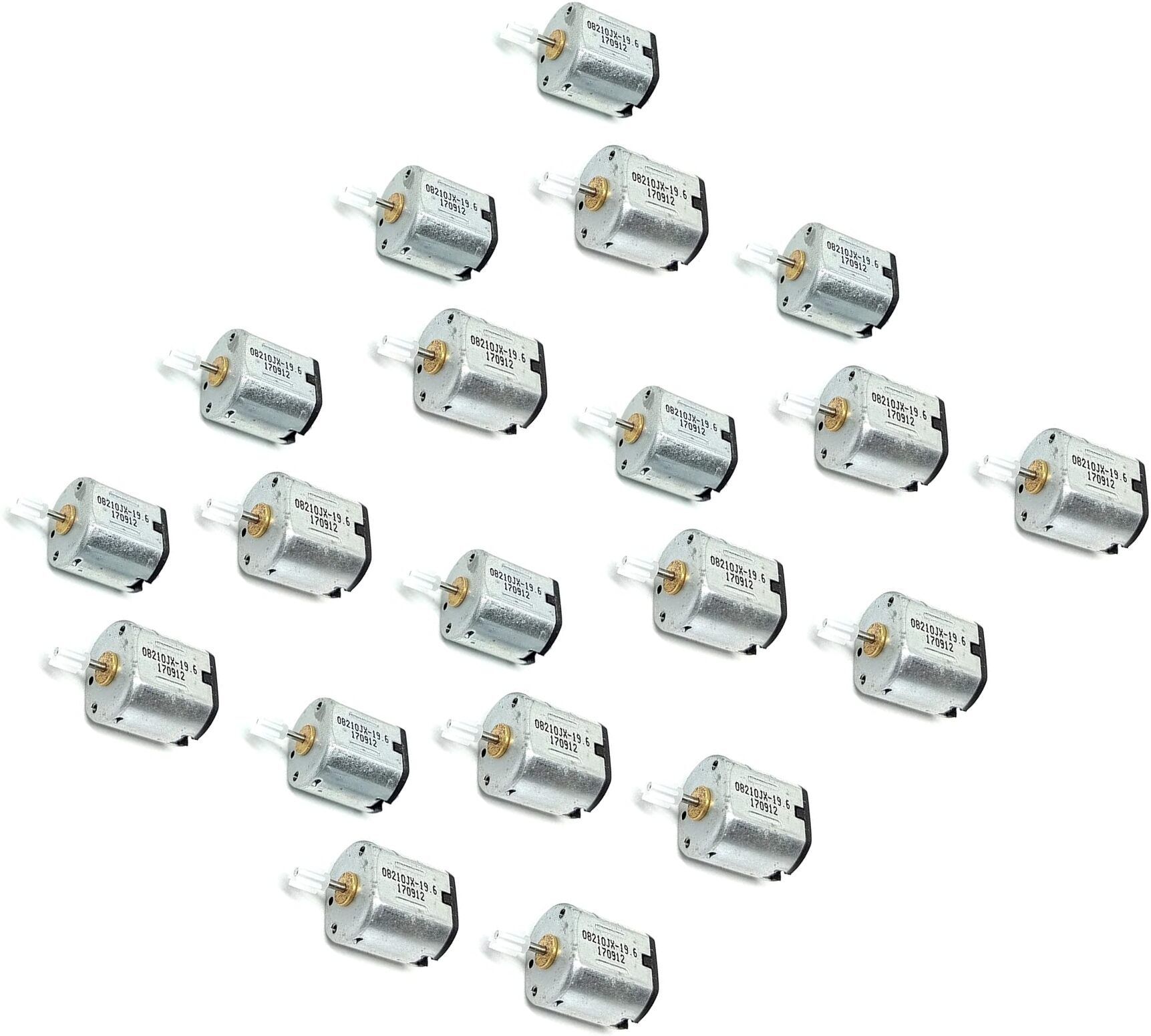 20pcs N10 3.7V DC Motor 10x12x10mm 16000 RPM with 11 Teeth Plastic Gear Automotive Electronic Hobby Kit-image-35