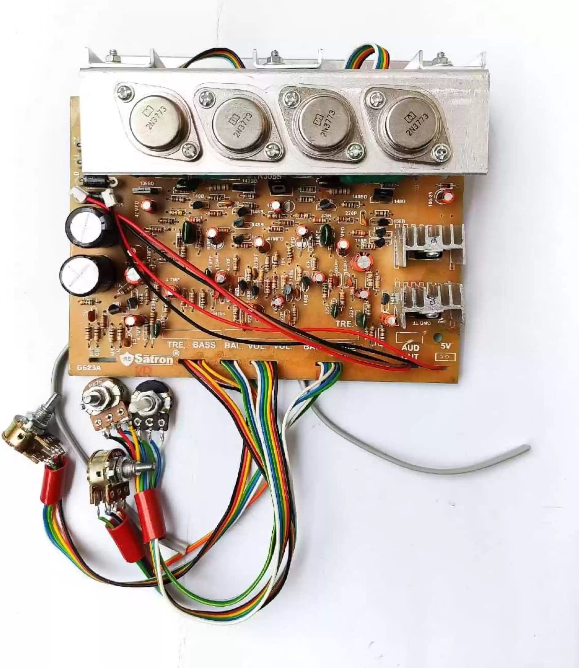 HIGH QUALITY 2N3773 250W POWERFUL Transistor Audio Amplifier Board Electronic Components Electronic Hobby Kit