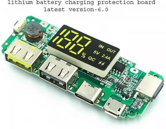 electrolight USB 5V 2.4A LED Dual Micro/Type-C USB Mobile Power Bank Charging Board USB 18650 Multipurpose Controller-picture-35