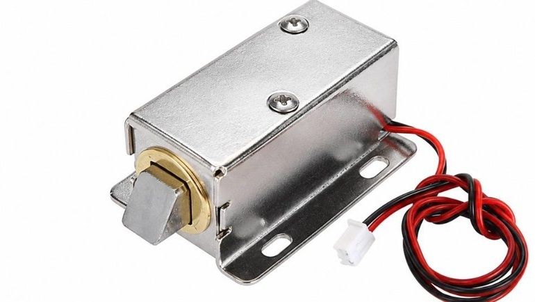 12V DC Electric Solenoid Lock Electronic Components Electronic Hobby Kit-image-8
