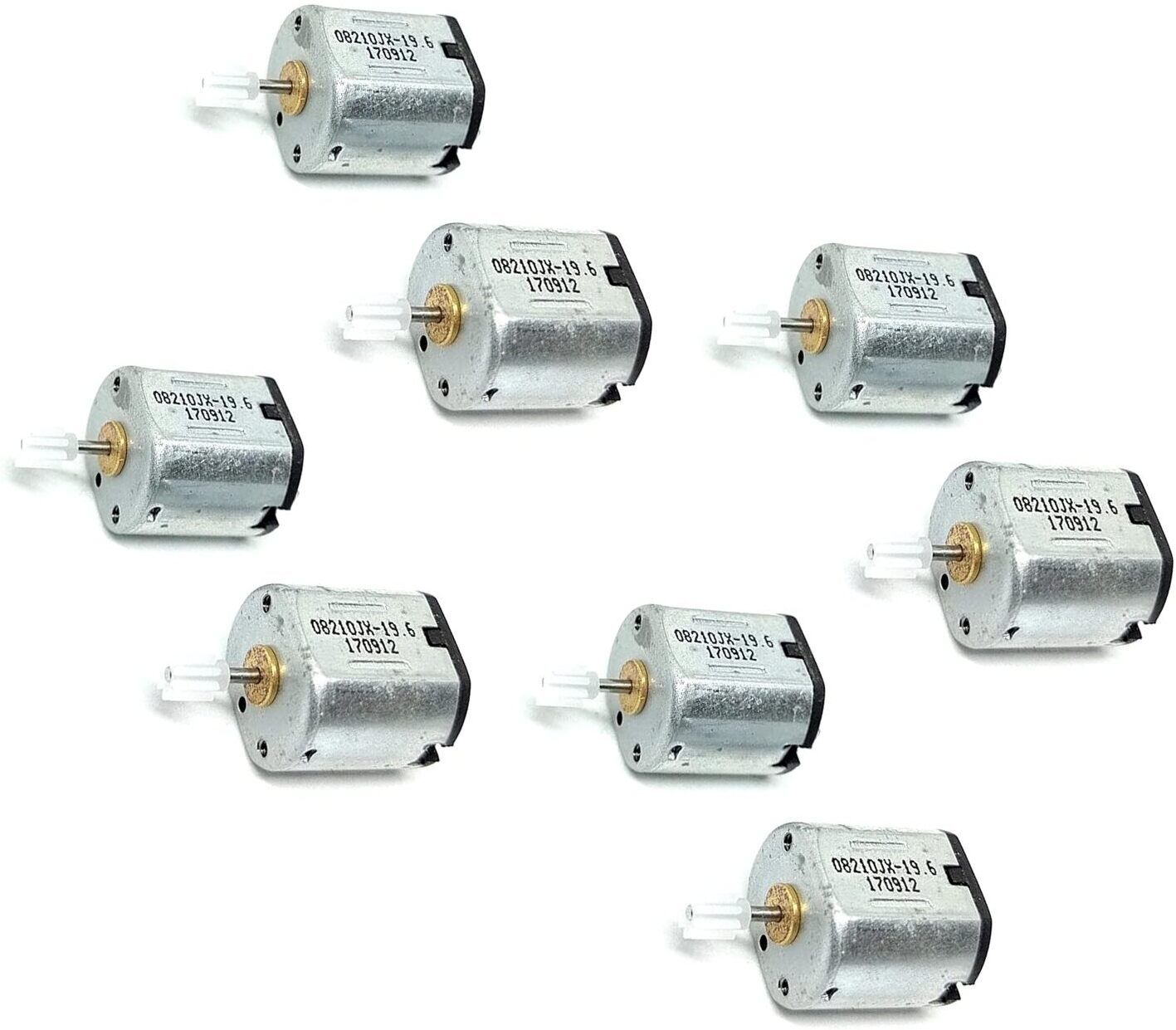 8pcs N10 3.7V DC Motor 10x12x10mm 16000 RPM with 11 Teeth Plastic Gear Automotive Electronic Hobby Kit-image-36
