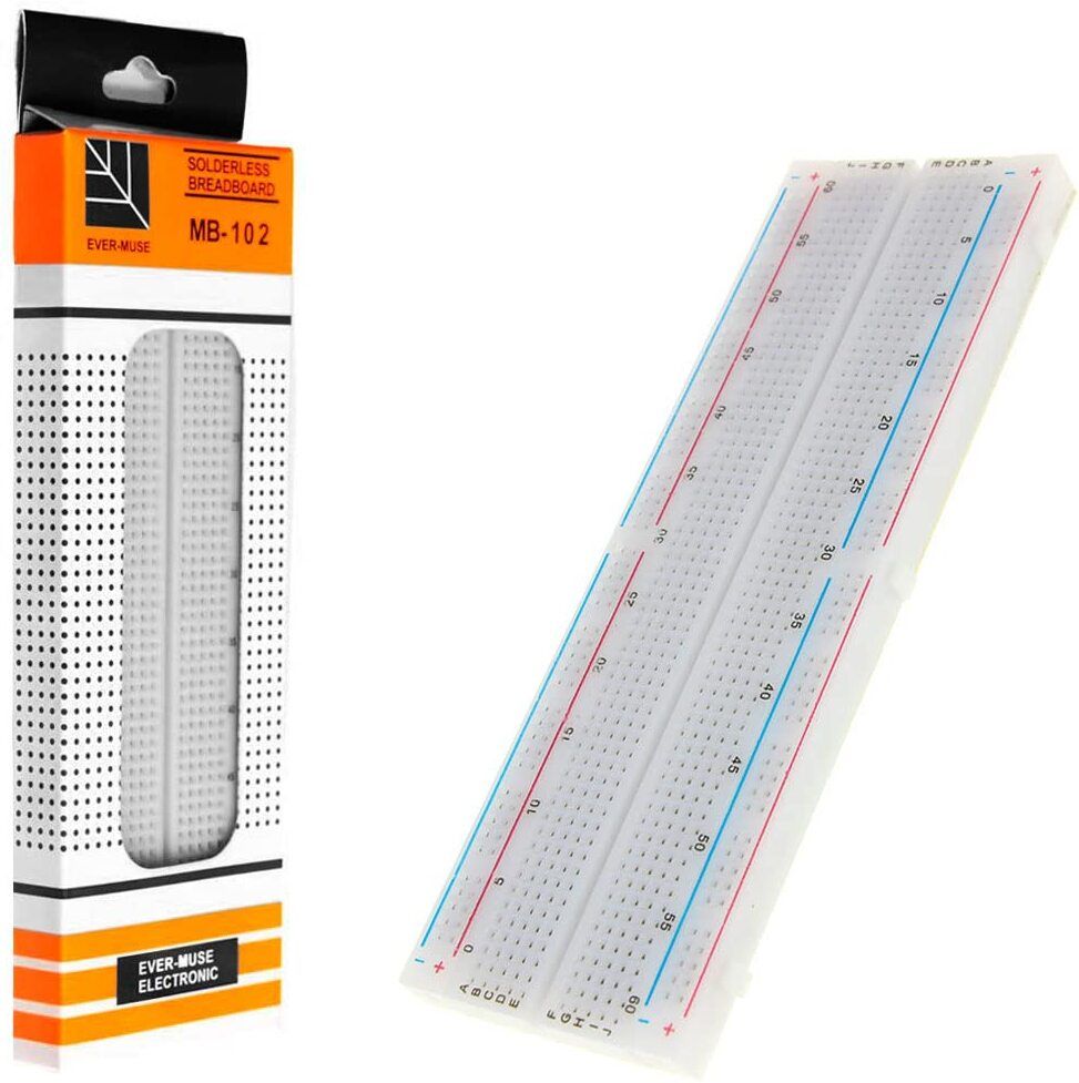 Solderless Breadboard 830 Tie Points MB102 Electronic Components Electronic Hobby Kit-image-18