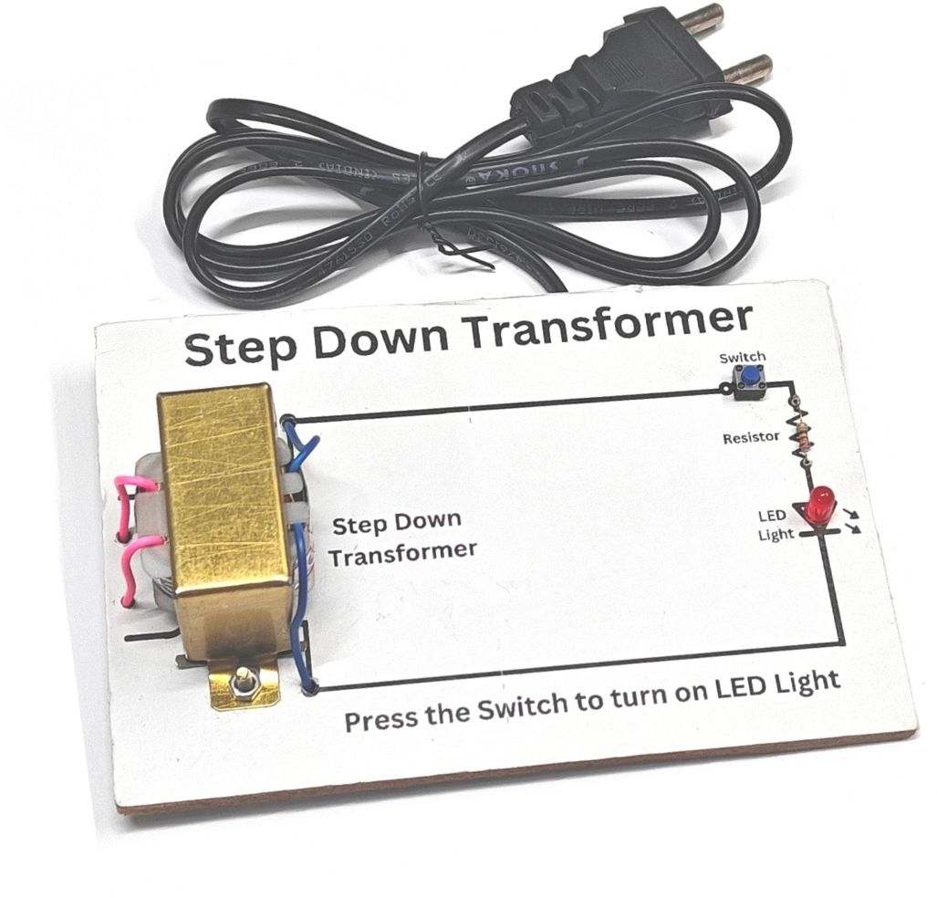 erhindia Step Down Transformer Model for Class 12 Working Project Experiment for Students-picture-22