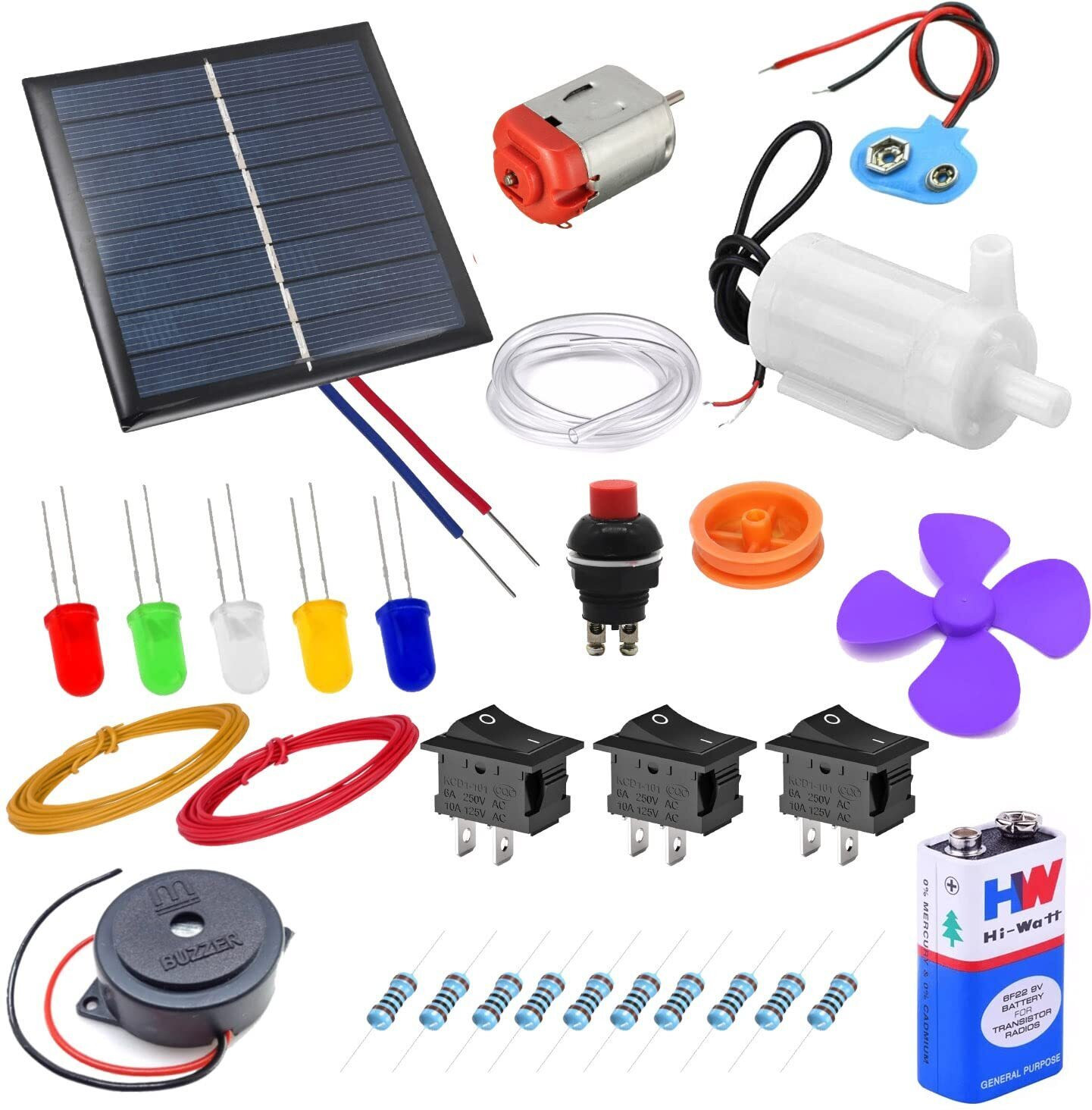 symfonia Solar Power Water Pump Simple Circuit Buzzer Science Project image 1