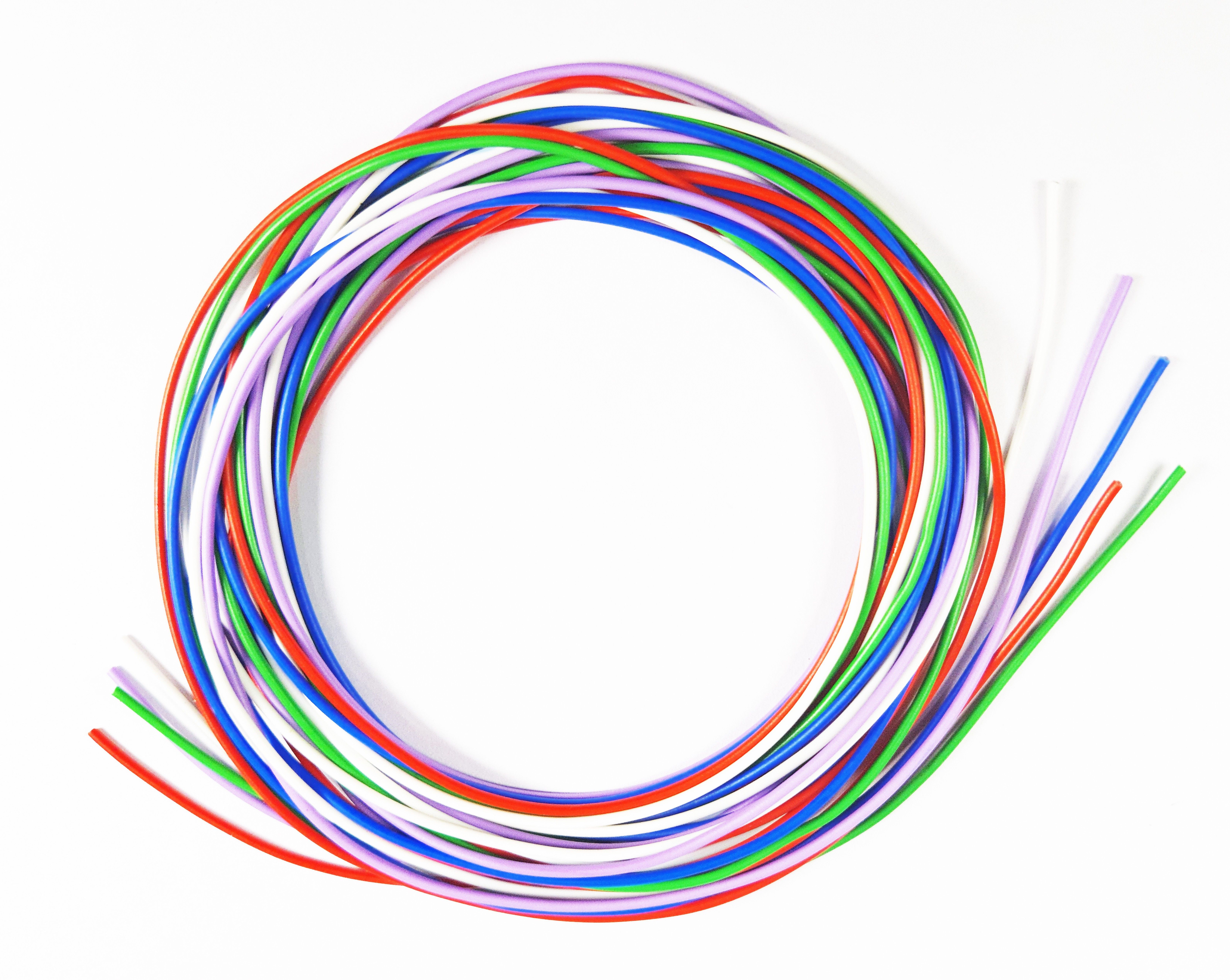 Combo of 5 Color Multi strand flexible hookup wire 7/36 2 Meter each(Total 10 Meter)full copper PVC Insulated Electric wire , Model Building Tools for all kinds of DIY electrical and hobby projects and Working Models, DIY Science Experiment Kit Electronic Components Electronic Hobby Kit-image-4