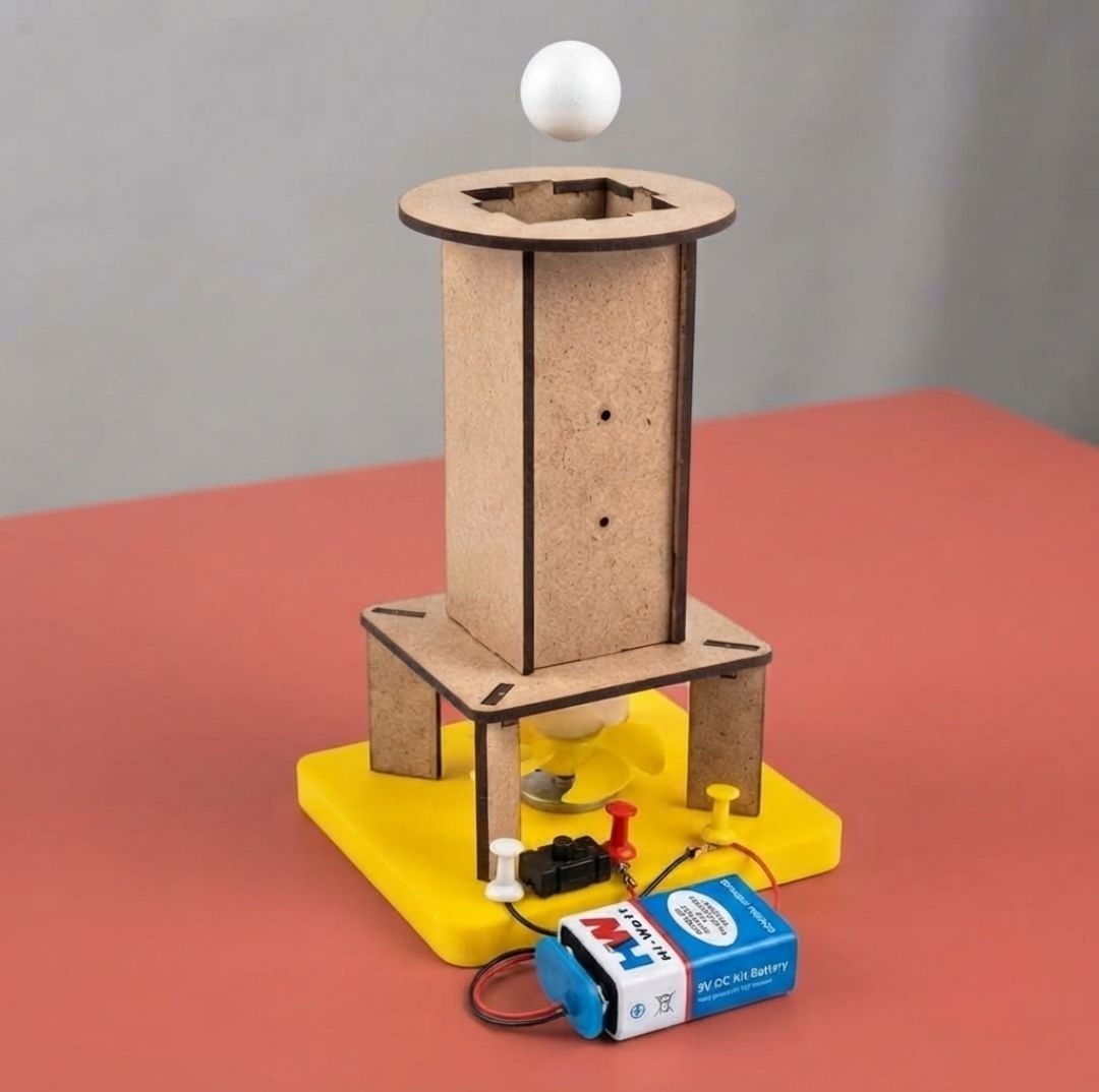 erhindia DIY STEM Air Suspension Ball Educational Science Project Working Model Kit Educational Electronic Hobby Kit-picture-24