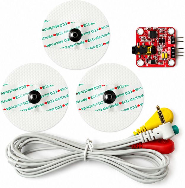 EMG Muscle Sensor Module for Arduino, ESP32 & Raspberry Pi Electronic Components Electronic Hobby Kit-image-2