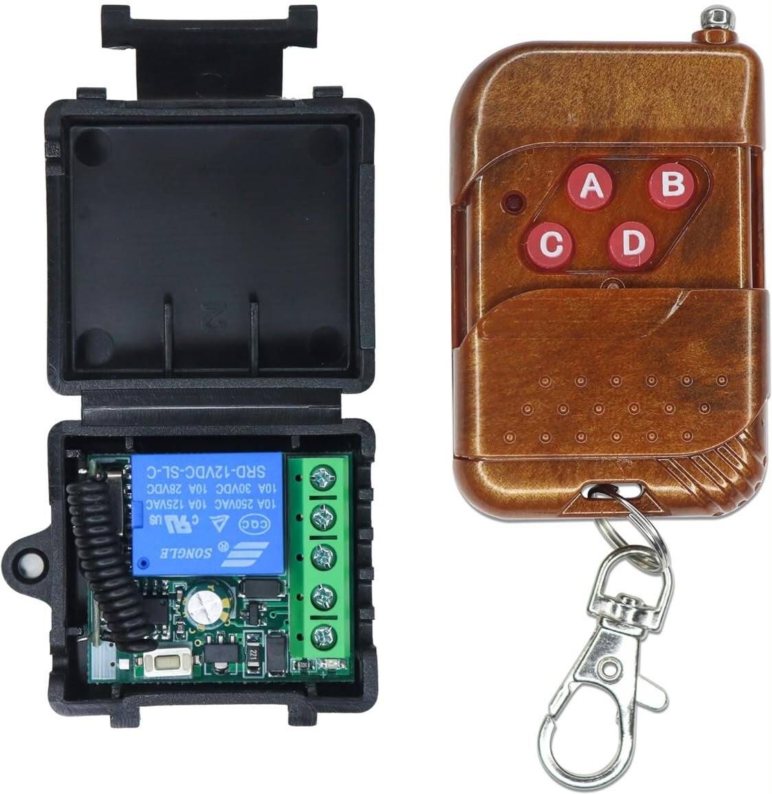 433MHz RF Remote Control Switch Kit| 12V Relay Module Electronic Components Electronic Hobby Kit-image-6