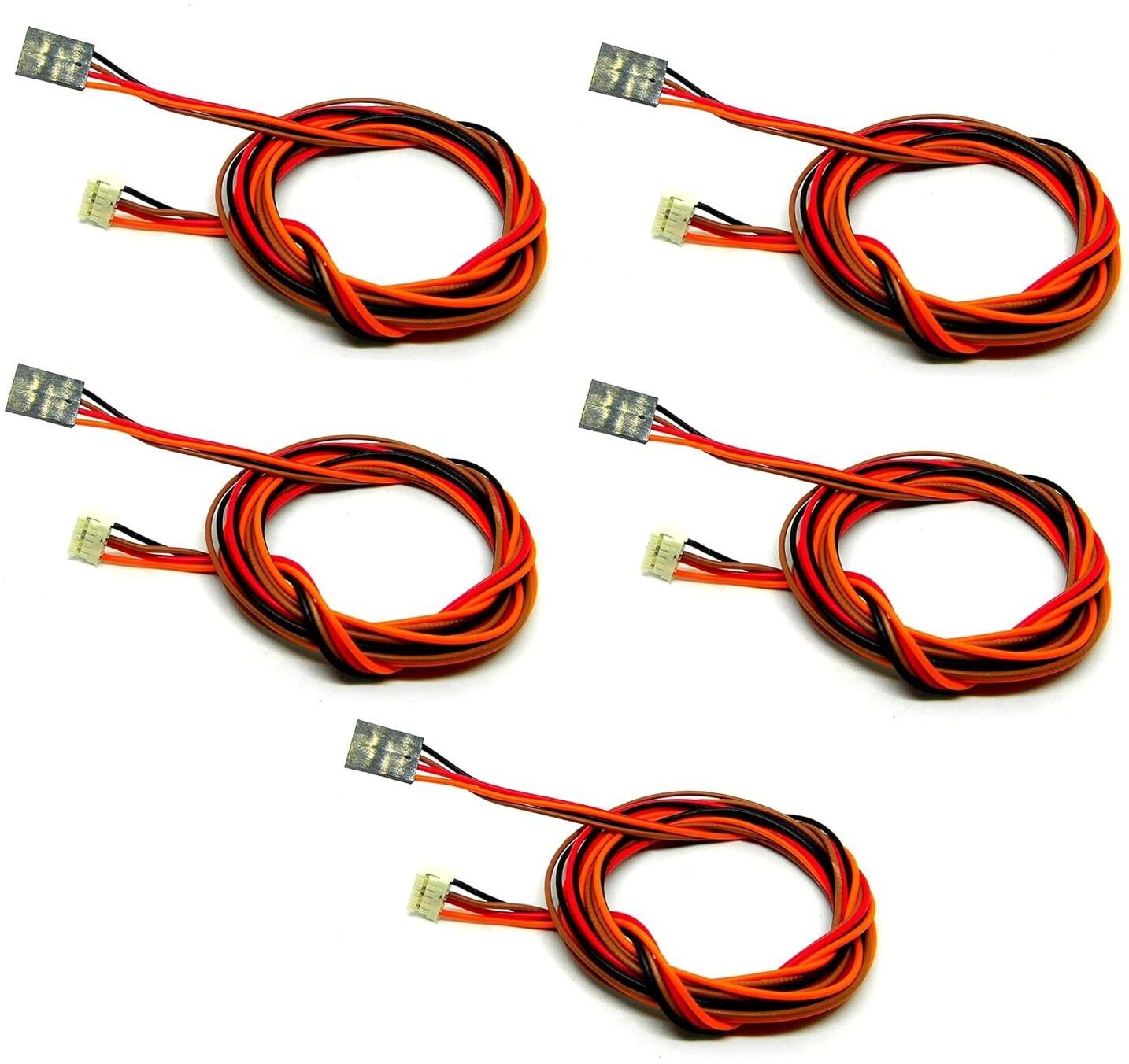 inventosales 5pcs 1mtr 6pin XH2.54 to 4pin dupont Nema 17motor for Ramps 1.4 3d printer Automotive Electronic Hobby Kit-picture-14