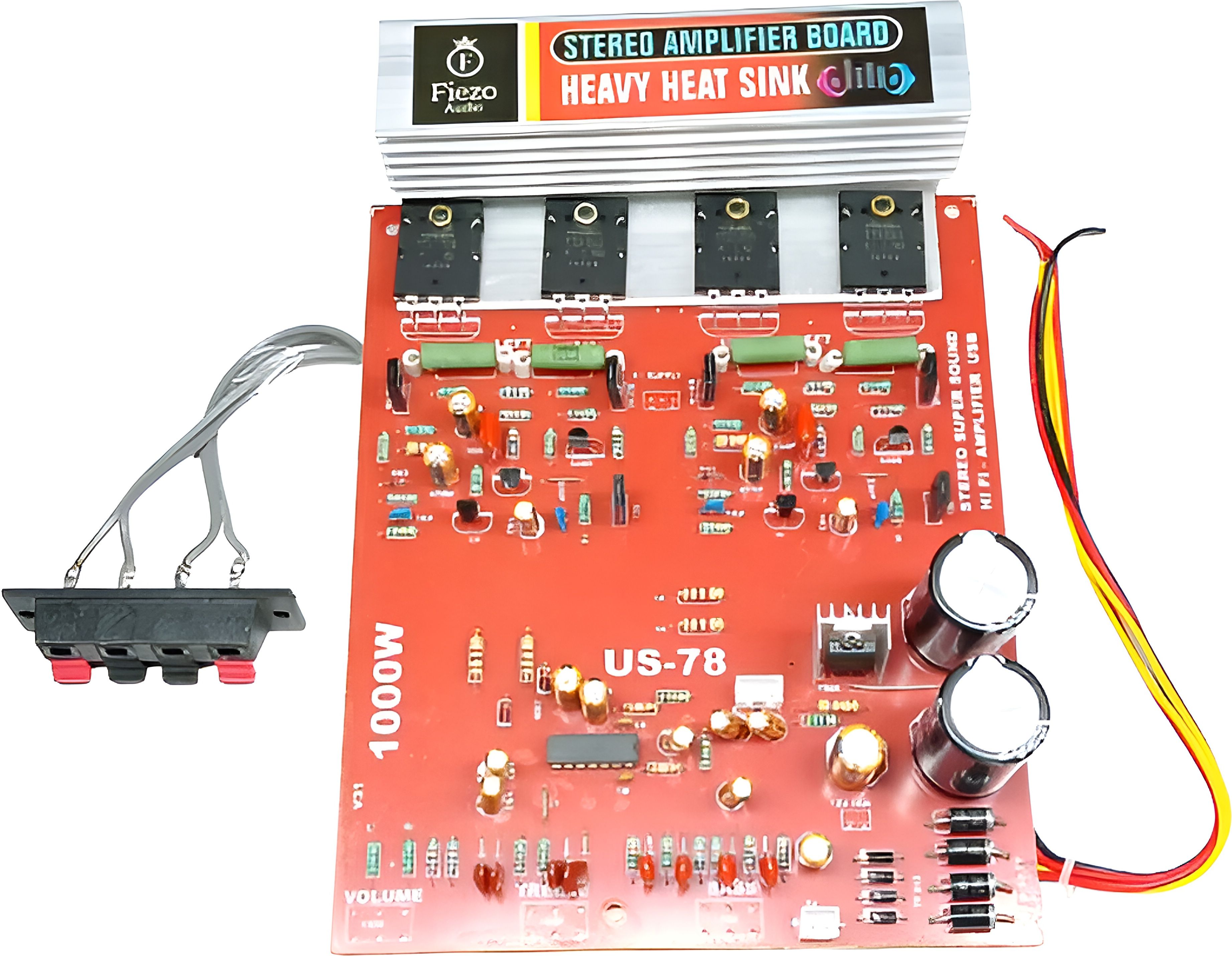 1000 WATT PMPO STEREO AMPLIFIER BOARD WITH INBUILT BASS TREBLE BOARD Electronic Components Electronic Hobby Kit-image-27