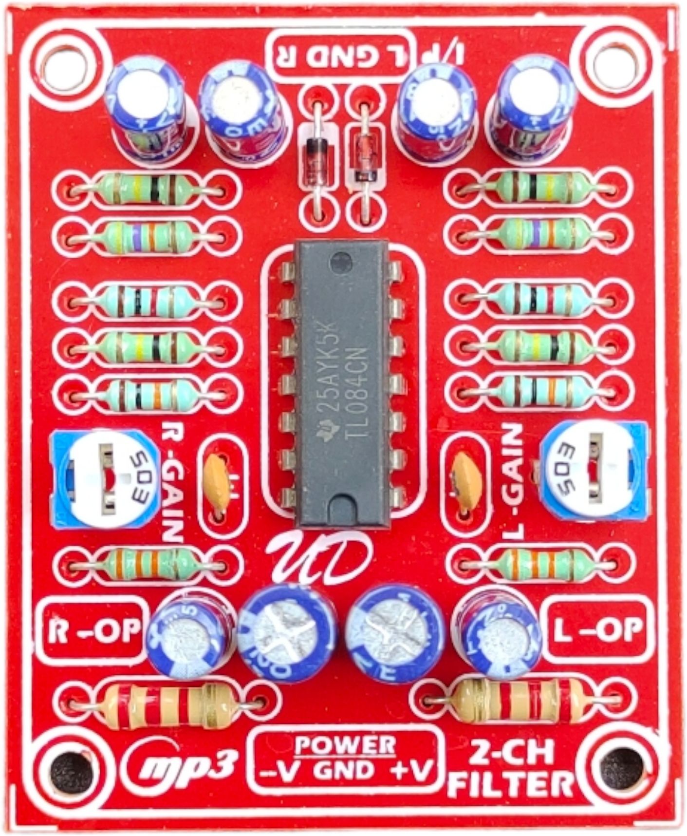 high tech USB Audio Fillter Board.Signal Strength Increase Adjustable Preset.DC15V to 40V Electronic Components Electronic Hobby Kit-picture-17